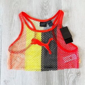 Fenty x Puma Mesh Crop top with logo